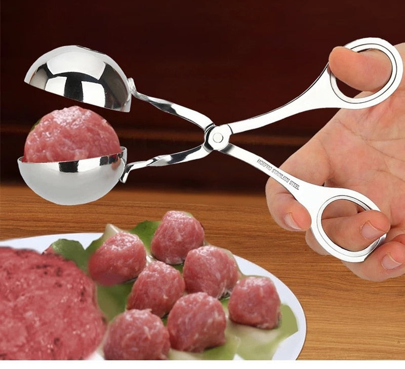 Stainless Steel Meatball Maker Clip Fish Meat Ball Rice Ball Making Mold Form Tool Kitchen Accessories Gadgets