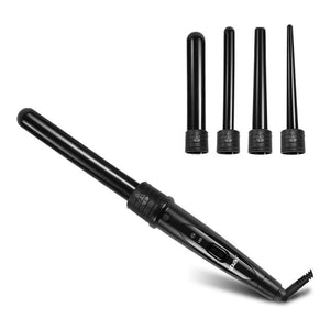 3 In 1 Hair Curler Ceramic Styling Tools Professional Hair Curling Iron Hair Waver Pear Flower Electric Hair Roller Curling Wand