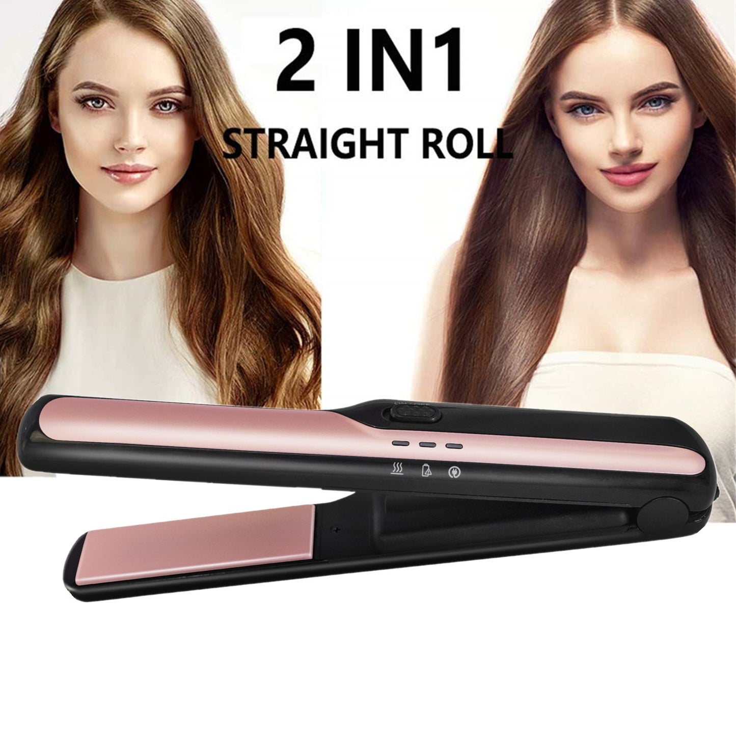 Wireless Hair Straightener выпрямитель для волос USB Recharging Hair Iron Flat Iron Fast Heating Ceramic Hair Straightener