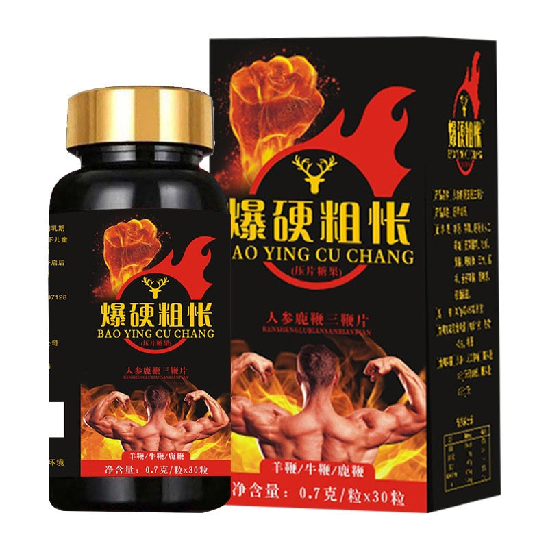 Ginseng Lubian Three Whip Tablets Ginseng Cordyceps Tablets Improve Kidney Deficiency and Impotence Men's Products Alleviate Dis