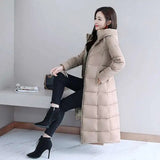 2022 New Winter Jacket Women Parkas Hooded Casual Overcoat Female Jacket Cotton Padded Parka Oversize Outwear Plus Size 6XL