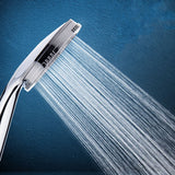 MJEBM 1PC ABS Bathroom Accessories Pressurized Nozzle Shower High Pressure Water-Saving Rain Chrome Shower