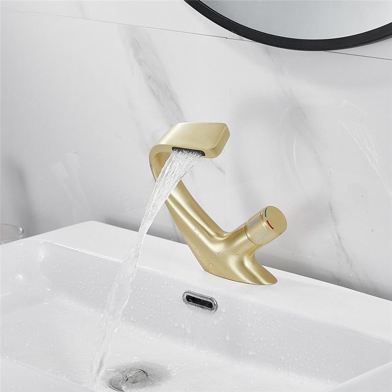 Basin Faucet Modern Black Bathroom Sink Mixer Tap Brass Chrome Wash basin Faucet Single Handle Single Hole Crane For Bathroom