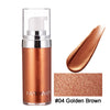 Hot sell bronze pearl white pearlescent fluorescent liquid highlighter spray illuminates the face and body to brighten highlight