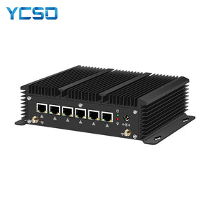 Mini Pc Intel Core i5 7200U i3 7100U i7 6 LAN 211at Gigabit Ethernet HDMI 2*RS232 Firewall Router PFsense Aes-Ni Pocket Computer