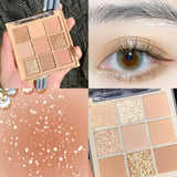 9 Colors Matte Nude Palette Shimmer And Shine Eyeshadow Palette Charming Eyeshadow Palette Shiny Matte Eye Pigment