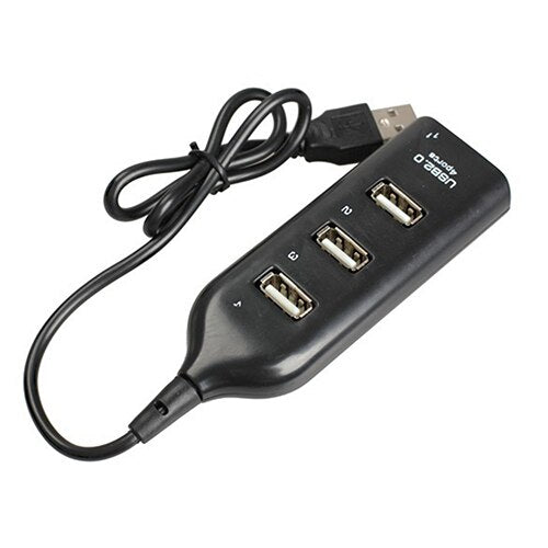 Hub Adapter USB Hub Mini USB 2.0 Hi-Speed 4-Port Splitter For PC Laptop Notebook Receiver Computer Peripherals Accessories