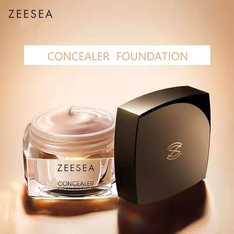 ZEESEA Foundation Cream For Face Professional Makeup Full Coverage Concealer Foundation Cream Face Base Make-up Cosmetics