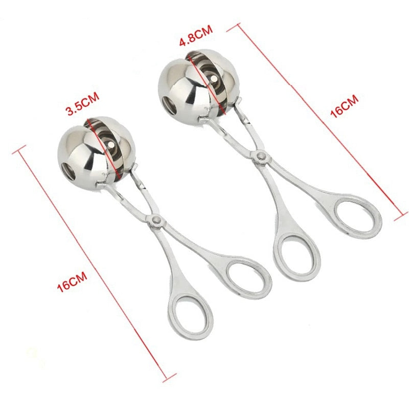 Stainless Steel Meatball Maker Clip Fish Meat Ball Rice Ball Making Mold Form Tool Kitchen Accessories Gadgets