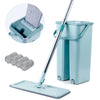 Hands Free Mop with Bucket 360 Rotating Flat Mop Home Kitchen Floor Mop Lazy Mops Household Cleaning Tool