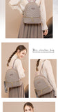 2021 Lovely Backpack Women Printing Leather Bags Designer Backpacks Female Double Shoulder Bag Girl Travel Bags Rucksack sac