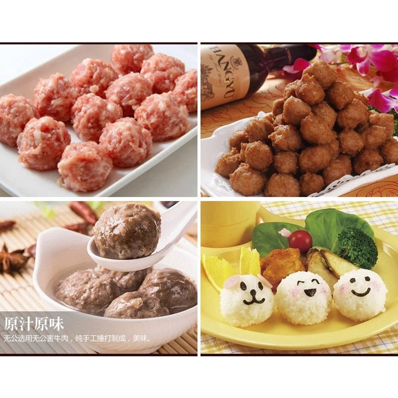 Stainless Steel Meatball Maker Clip Fish Meat Ball Rice Ball Making Mold Form Tool Kitchen Accessories Gadgets