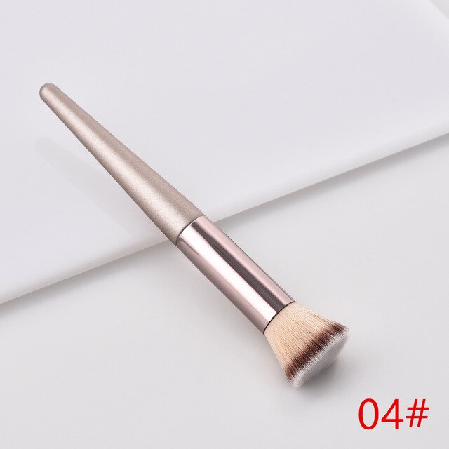 Luxury Champagne Makeup Brushes Set For Foundation Powder Blush Eyeshadow Concealer Make Up Brush Cosmetics Beauty Tools