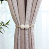 Curtain Fabric Geometric Blackout Physical Curtains for Bedroom Double-sided Jacquard Chenille Curtain Cloth Drape