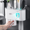 ONEUP Bathroom Accessories Sets New Toothbrush Holder Automatic Toothpaste Squeezer Wall Mount Storage Rack Bathroom Product