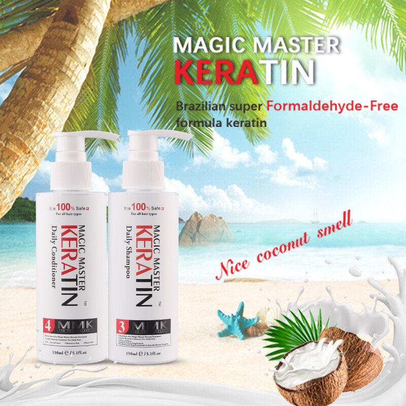 150ml mini After MMK Keratin Treatment Daily Shampoo and 150ml Conditioner Dry Damaged Hair