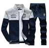 FGKKS Spring Autumn Men Trendy Sports Sets Fashion Brand Men's Baseball Jacket + Pants Sportswear Long Sleeve Tracksuit Set Male