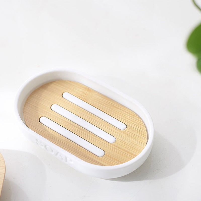 Reusable Bamboo Wooden Toothbrush Holder Eco Friendly Brushing Cup Emulsion Soap Dispenser Bathroom Kitchen Accessories