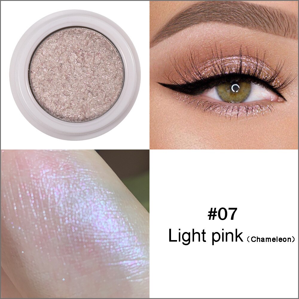 HANDAIYAN Glitter Eyeshadow Single Shimmer Eye Shadow Longlasting Waterproof Comestic Jelly Eye Cream Party Makeup 12 Color TSLM