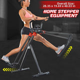 Fitness Exercise Stepper Cardio Machine Indoor Cycling Bikes LCD Display Soft Handle Bar Pedal Bike Home Gym Equipment Airwalker