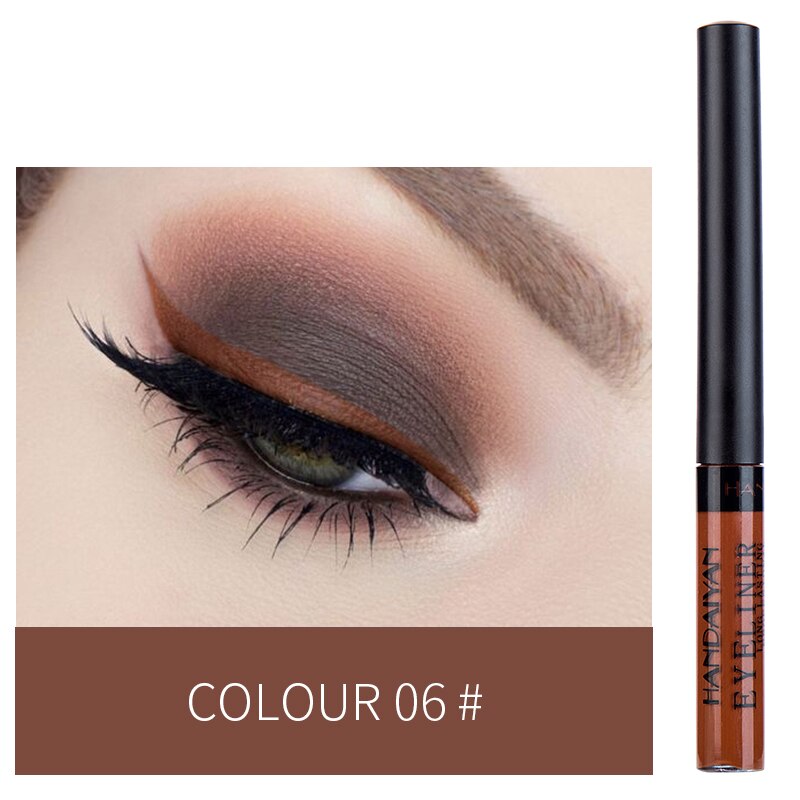 Metallic Shiny Smoky Eyeliner Party Waterproof Liquid Eyeshadow Eye-catching Long-lasting Makeup Eyes Beauty Cosmetic TSLM