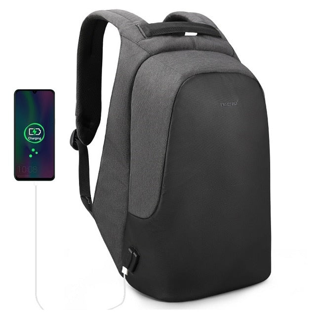 Anti theft Water Repellent 15.6 inch USB Charging Causal Men Backpacks School Bag Backpack Female Male For Teenagers Girls Boy