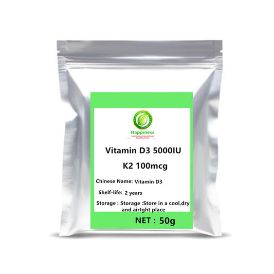 Vitamin D3 5000IU K2 100mcg Multi Vitamins Strength General Health powder 1pc Festival supplement body free shiiping