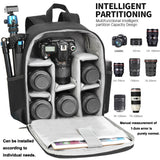 CADeN Professional Camera Backpacks Water-resistant Large Capacity Bag for Digital DSLR Cameras Lens Laptop for Nikon Canon Sony