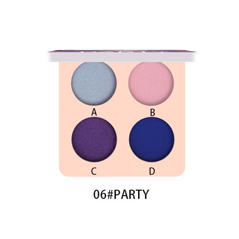 Mode eyeshadow palette 9 Kleuren Matte Oogschaduw palette Glitter oogschaduw Make-Up Naakt Make set Korea Cosmetica