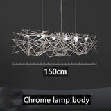 Nordic modern restaurant led chandeliers novelty luxury art bar decoration lighting minimalist living room bar hanging lights