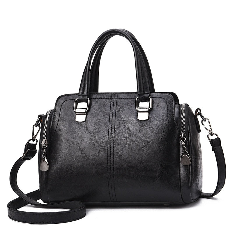 CILMI HARVILL CHHC 2022 women's classic handbag retro design fashion trend leather material high-quality metal zipper