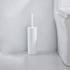 ELLEN Toilet Brush Holder Bathroom Cleaning Set Flooring Stand Black Bathroom Storage and Organization ML117