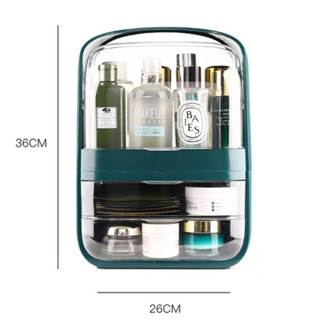 Women bathroom cosmetics storage box waterproof and dustproof bathroom Large makeup organizer skin care jewelry storage drawer