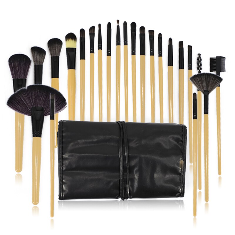 24PCS Professional Make-Up Brushes Set For Eyebrows Foundation Powder Brush Eyeshadow Eyelash Brushes Cosmetics for Face