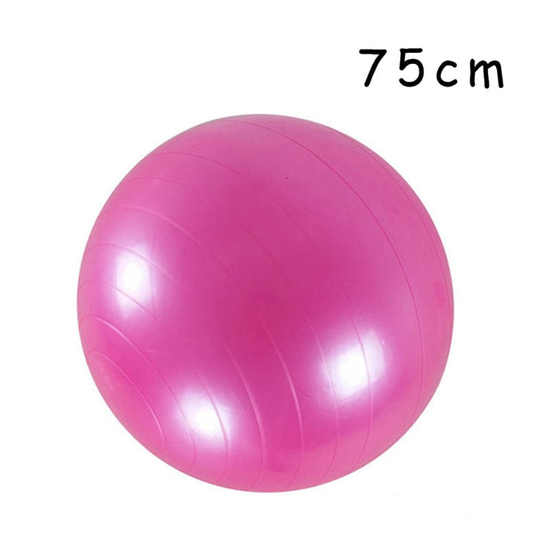 PVC Fitness Balls Yoga Ball Thickened Explosion-proof Exercise Home Gym Pilates Equipment Balance Ball 45cm/55cm/65cm/75cm/85cm