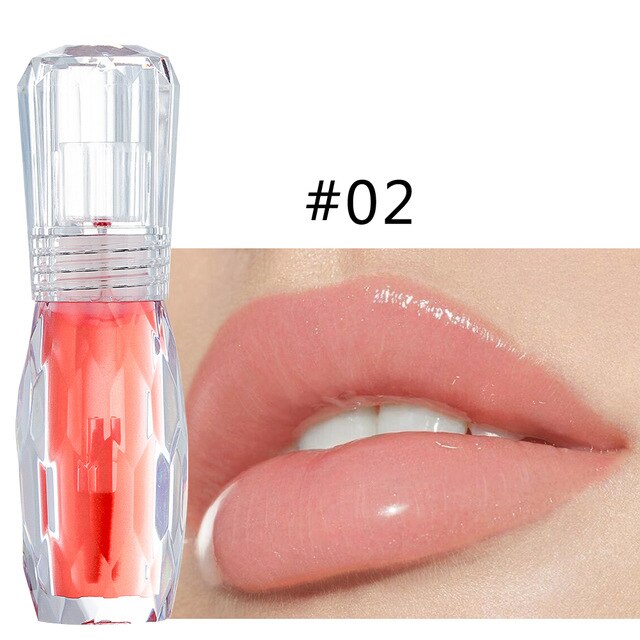 Sexy Moisturizer Plumper Lip Gloss Long Lasting Big Lips Transparent Waterproof Volume Lip Lipgloss Vivid Colorful Lipgloss