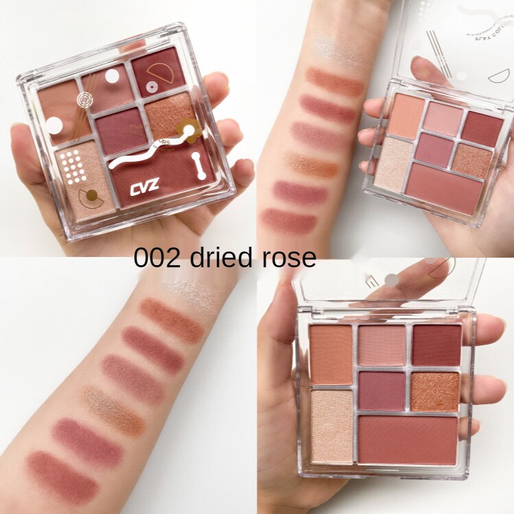 Makeup Palette Seven-Color Long-Lasting Waterproof Eyeshadow Palette Highlight Blush Repair Multi-Function Women Cosmetics