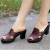 GKTINOO Women's Slippers Sandals 2021 Summer 7cm High Heels Women Shoes Woman Slippers Summer Sandals Casual Shoes