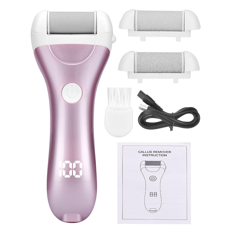 Waterproof USB Rechargeable Electric Pedicure Tools Foot Care Machine Callus Remover Dead Skin Remover Foot File Heel Cleaner