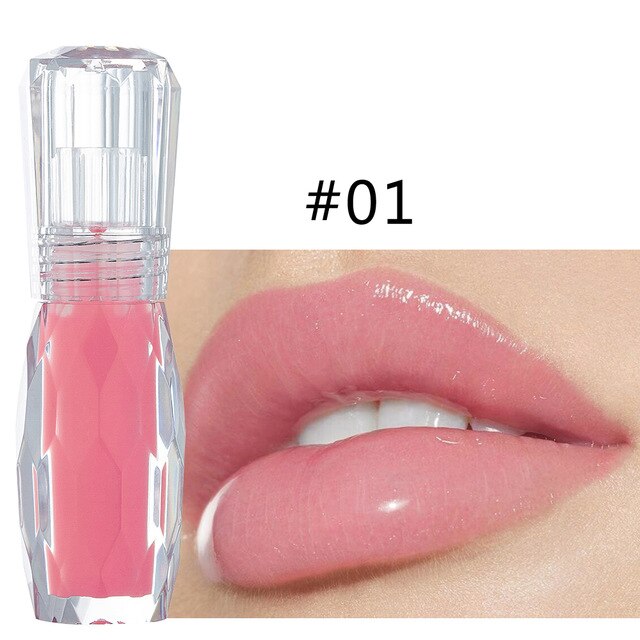 Sexy Moisturizer Plumper Lip Gloss Long Lasting Big Lips Transparent Waterproof Volume Lip Lipgloss Vivid Colorful Lipgloss