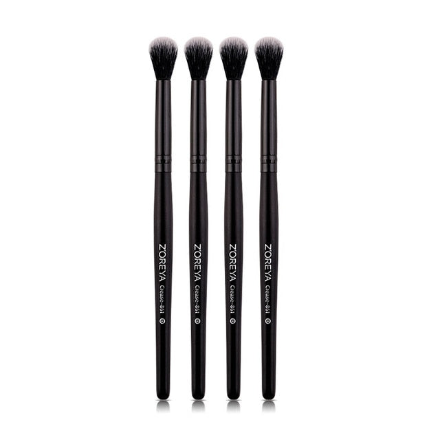 ZOREYA Black Makeup Brushes Set Eye Face Cosmetic Foundation Powder Blush Eyeshadow Kabuki Blending Make up Brush Beauty Tool