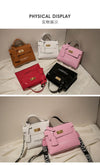 OkoLive SB0063 New Fashion Mini Women Hasp Flap Bag Small Handbag Shoulder Bag Student Mobile Phone Bag For Girls