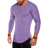 Plus Size S-4XL Slim Fit Sweater Men 2020 Spring Autumn Thin O-Neck Knitted Pullover Men Casual Solid Mens Sweaters Pull Homme