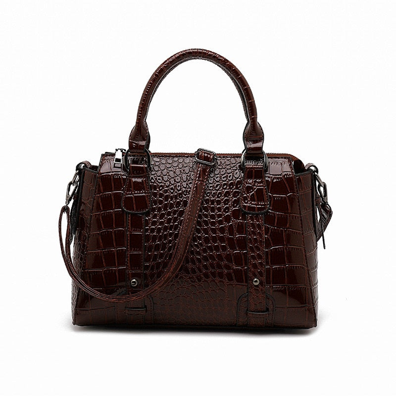 2021 Winter Big Shoulder Bag Luxury Handbags Women Bags Designer Large Capacity Women Tote Female Crocodile pattern Hand Bags