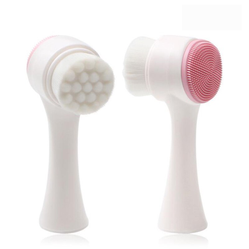 5 In 1 Face Cleansing Brush Silicone Facial Brush Deep Cleaning Pore Cleaner Face Massage Skin Care Makeup Cleanser Facial Brush