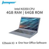 Jumper EZbook X3 Intel 4/8GB 64/128GB Laptop 13.3 Inch 1920*1080 IPS Screen 2.4G/5G WiFi Computer Win 10 Notebook