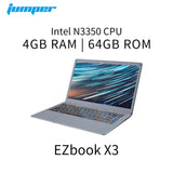 Jumper EZbook X3 Intel 4/8GB 64/128GB Laptop 13.3 Inch 1920*1080 IPS Screen 2.4G/5G WiFi Computer Win 10 Notebook