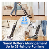 Tineco Floor One S3 Cordless Wireless Wet Dry Smart Vacuum Cleaner For Home Multi-Surface Cleaning Handheld Household APP LED