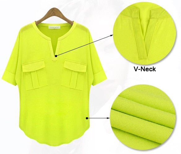 Summer Casual Short Sleeve Women Blouse 5XL Plus Size Chiffon Blouses Beach Shirt Office Work Loose Shirts Blusas Feminina Tops